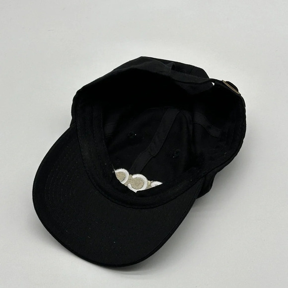 Ecco Black White Ball Cap Hat Adjustable Baseball - Picture 2 of 3